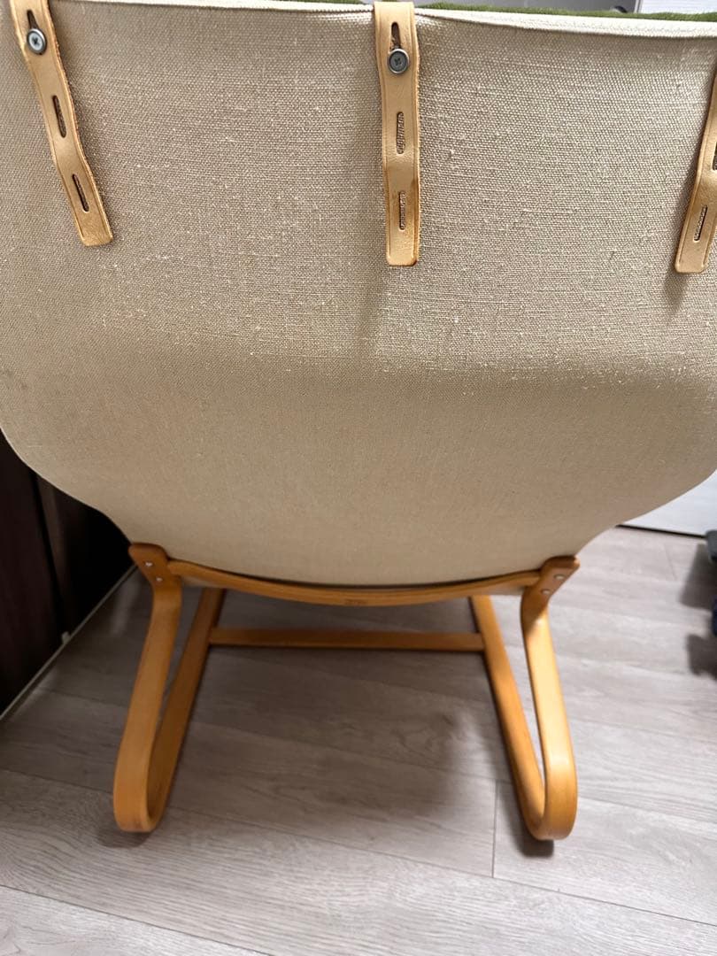 天童木工・ブルーノ・マットソン・ハイバックチェア・オットマン・セット