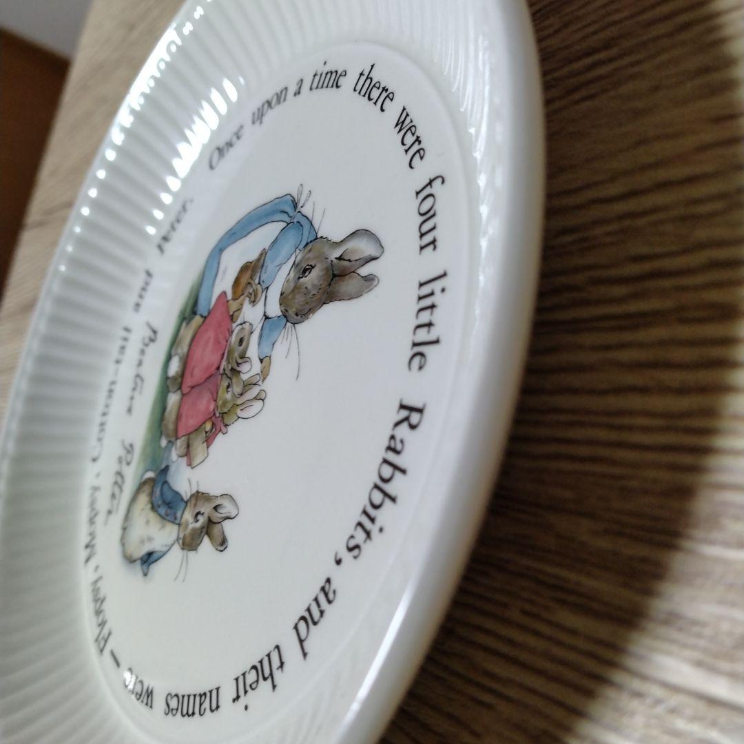 未使用 旧刻印 ウェッジウッド 英国製 ピーターラビット コンポート皿