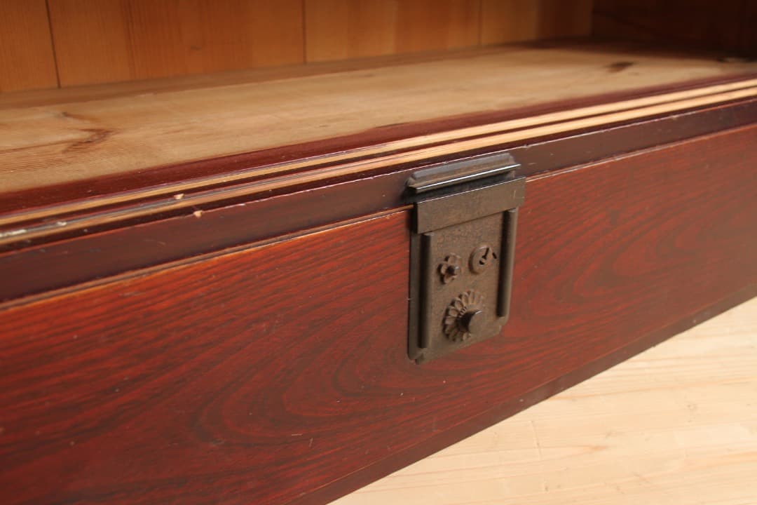 棚　2段　木製　収納棚　古道具　古家具　ビンテージ　アンティーク　レトロ