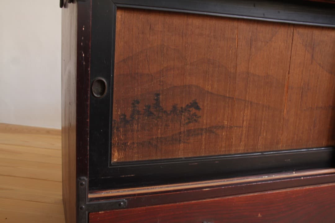 棚　2段　木製　収納棚　古道具　古家具　ビンテージ　アンティーク　レトロ