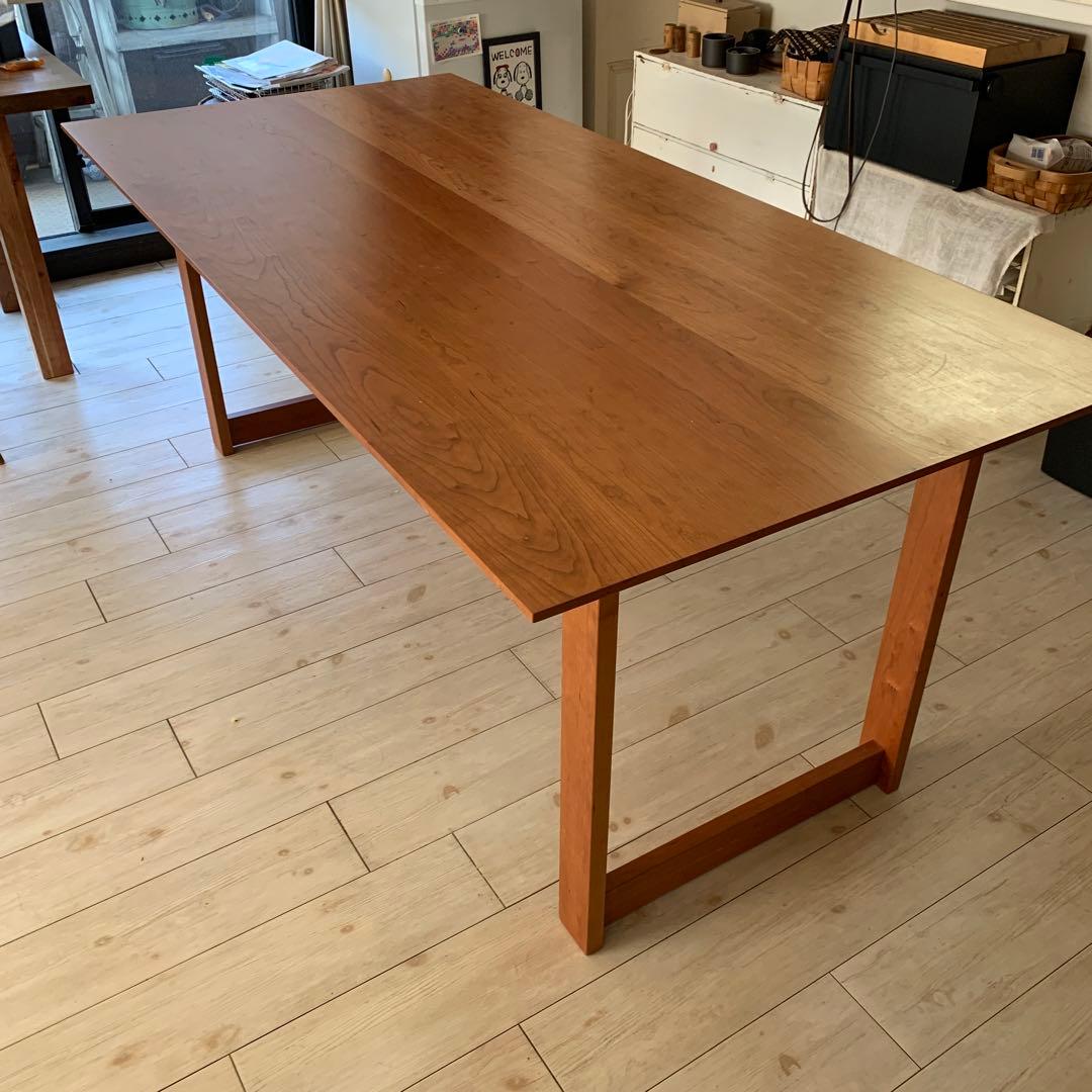 マスターウォール ダイニングテーブル ブラックチェリー - メルカリ