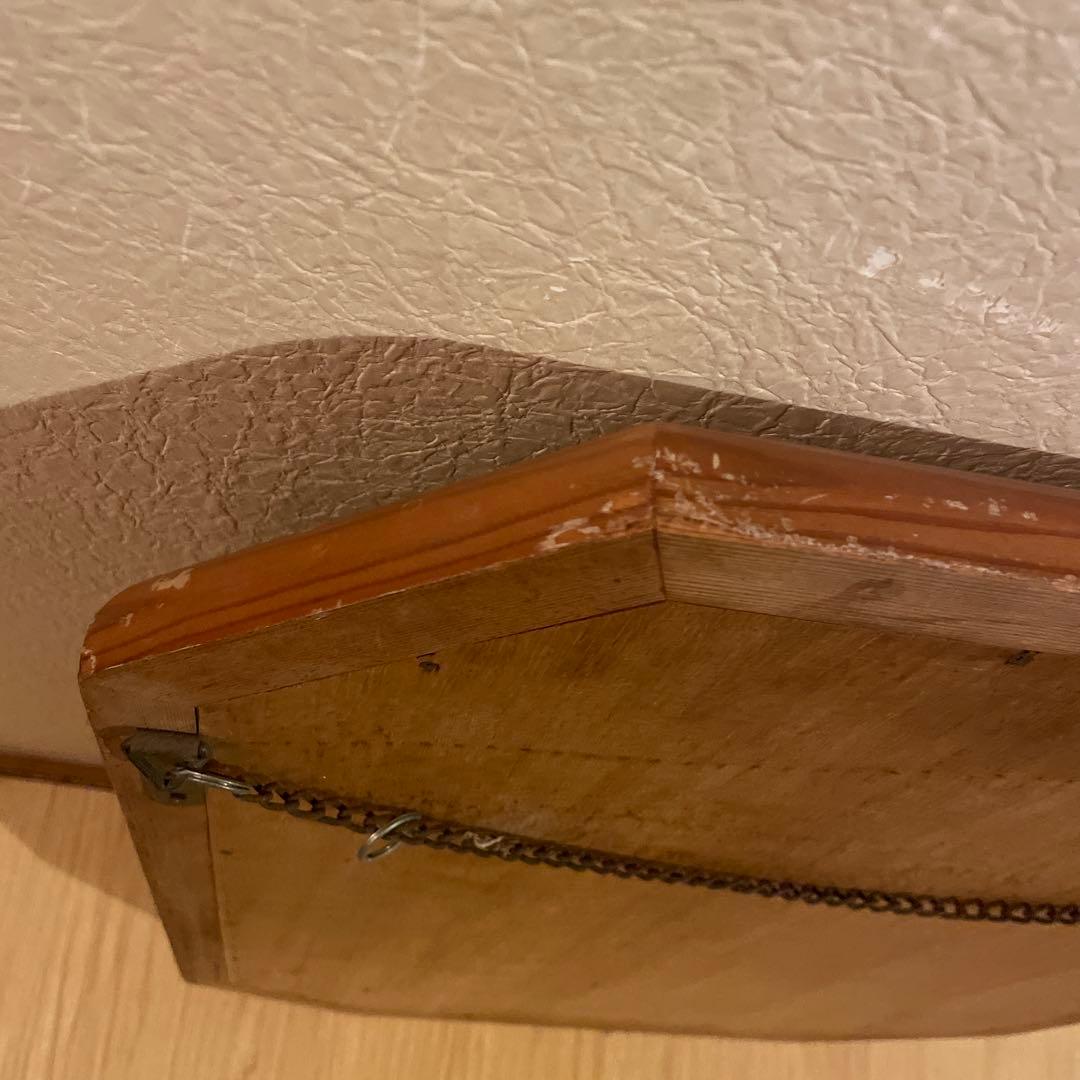 アンティーク　レトロ　壁掛け鏡　八角形ミラー ウォールミラー