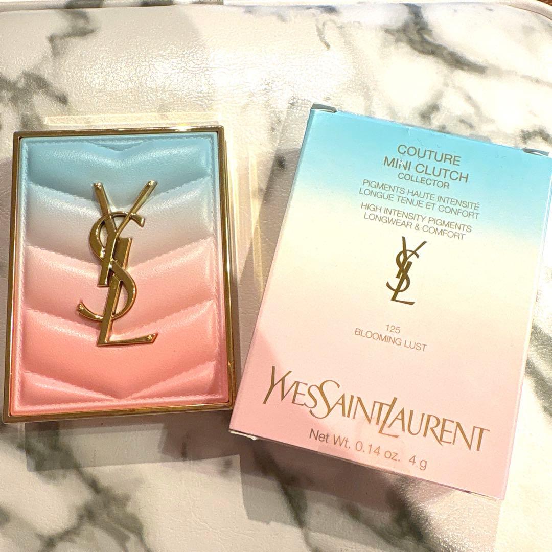 伊*！様 YSL クチュールミニクラッチ 125 アイシャドウ イブサン