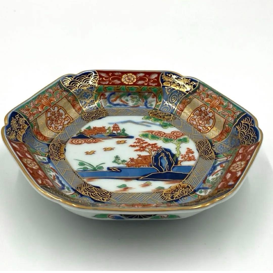 ☆素敵なお品☆】【新品】有田焼幸楽窯 錦色絵山水銘々皿 - メルカリ