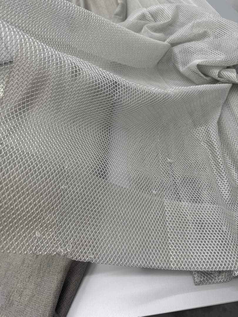 高級カーテン レース 2種セット Sumiko Honda ベージュ シルバー