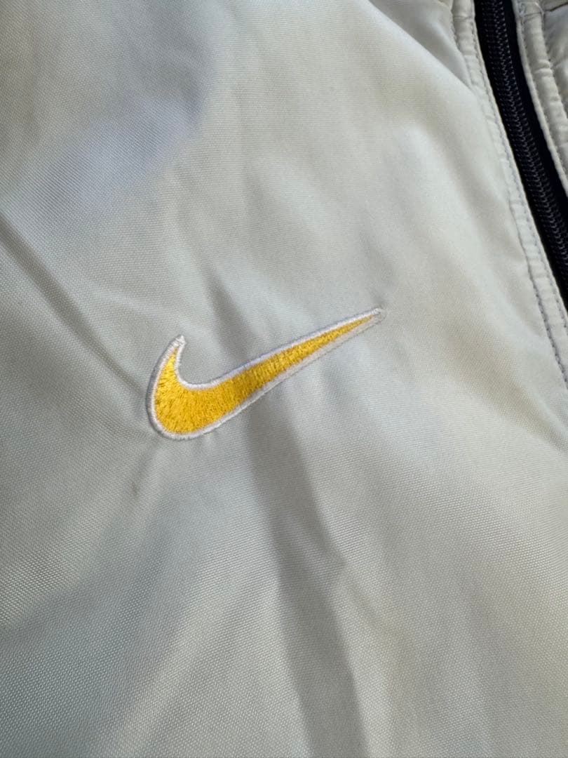 希少　90s NIKE ナイキ　インテル　ゴールドベンチコート　ダウンジャケット