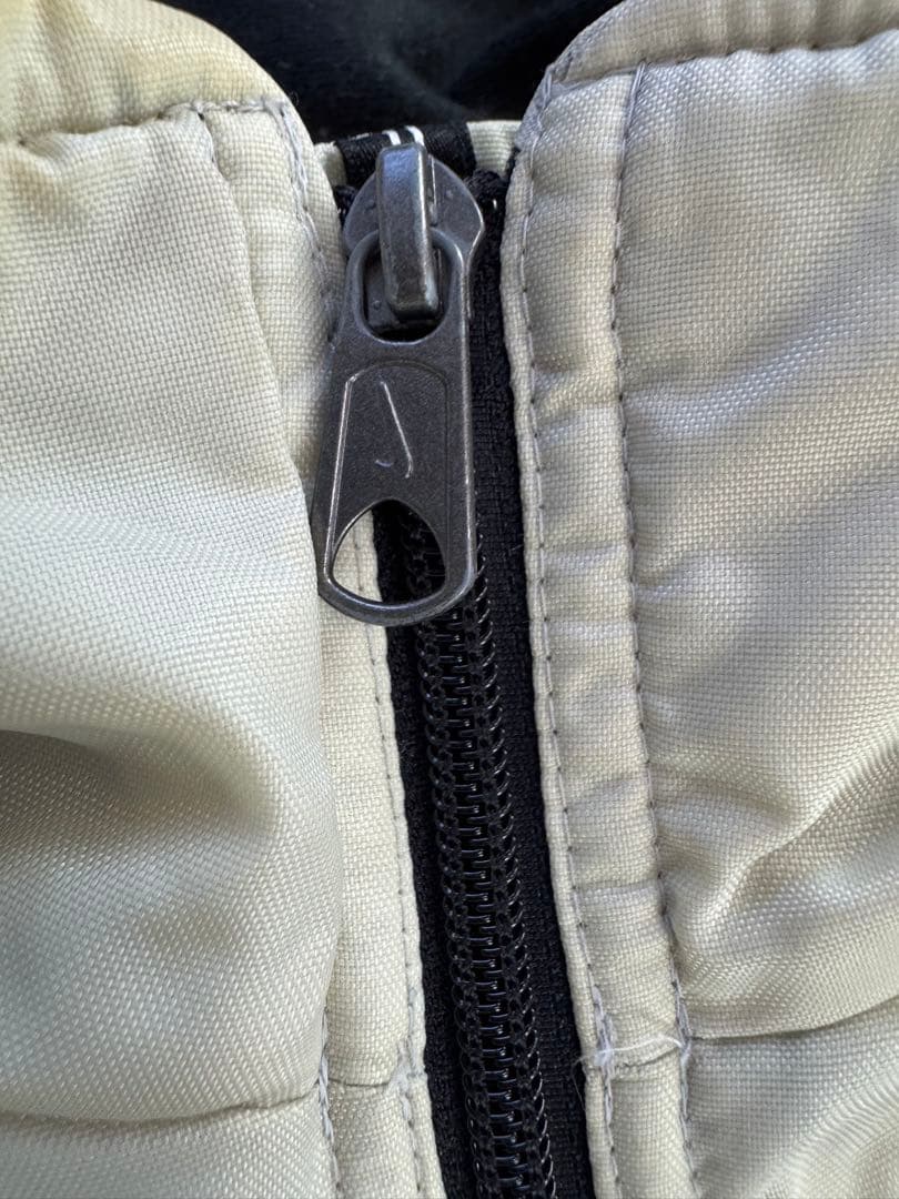 希少　90s NIKE ナイキ　インテル　ゴールドベンチコート　ダウンジャケット