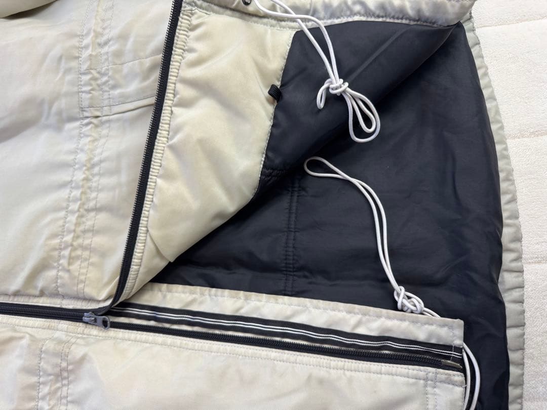 希少　90s NIKE ナイキ　インテル　ゴールドベンチコート　ダウンジャケット