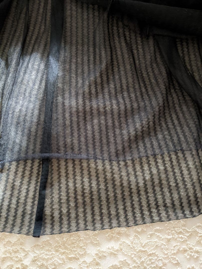 COMMEdesGARCONSコムデギャルソンチュールスカート黒ロングスカート