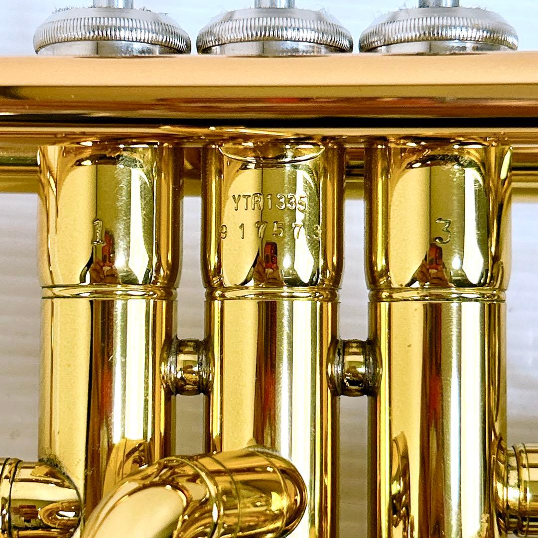 YAMAHA ヤマハ　YTR1335 トランペット　ゴールド　ハードケース付