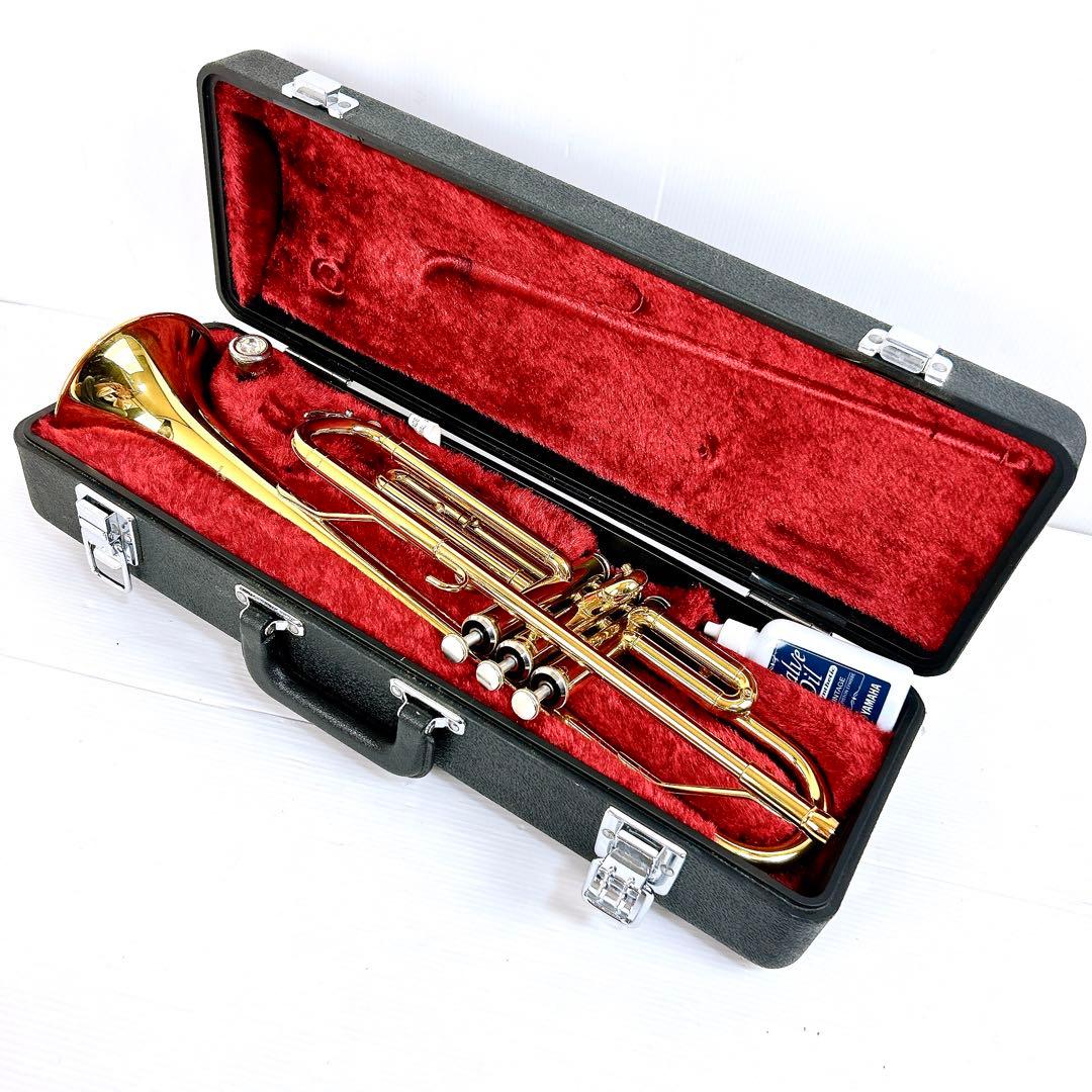 YAMAHA ヤマハ　YTR1335 トランペット　ゴールド　ハードケース付