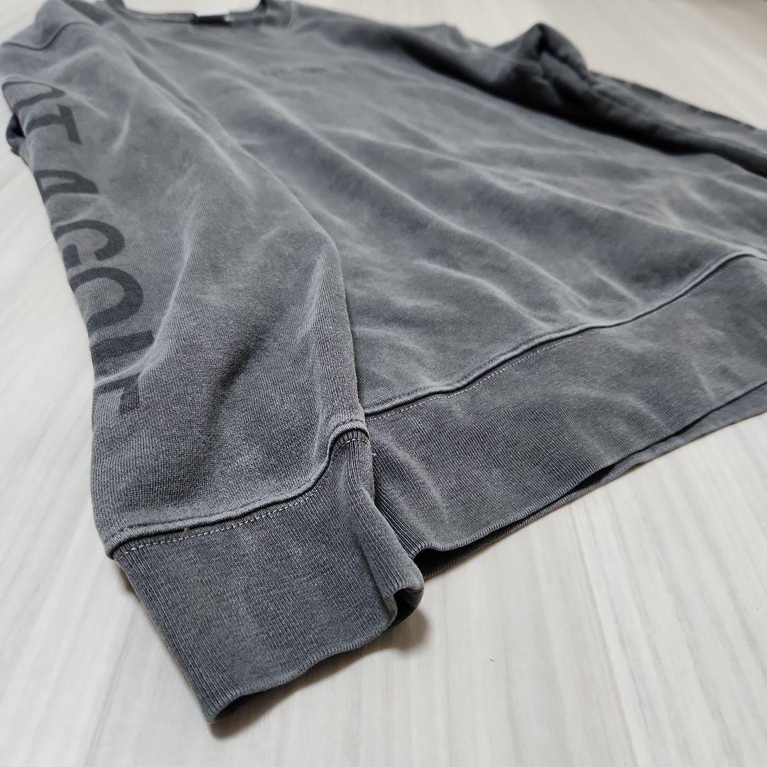 ☆CPH/GOLF™☆スウェット腕ロゴトレーナーデニム調グレーメンズM ☆CPH/