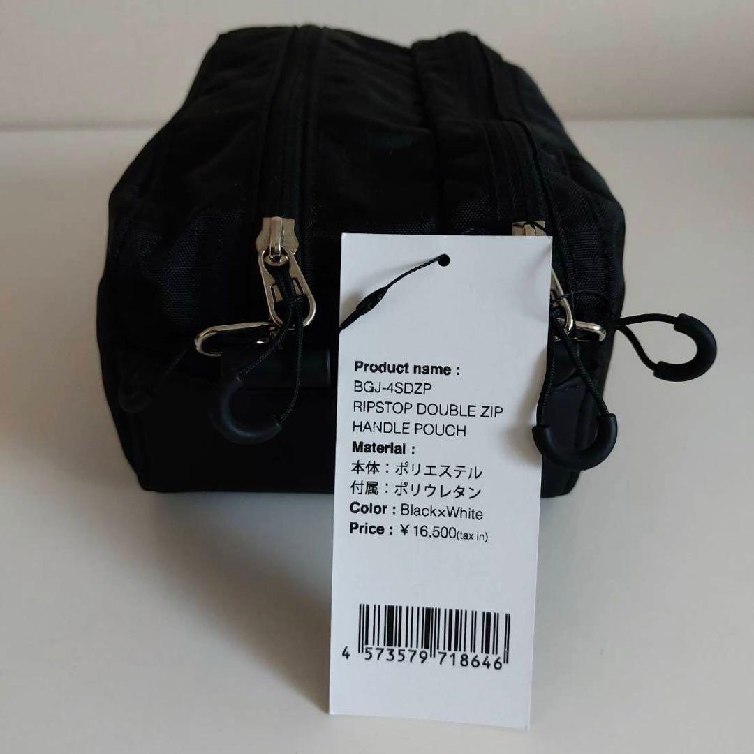 バンデル カートバッグ リップストップ ダブルジップハンドルポーチ