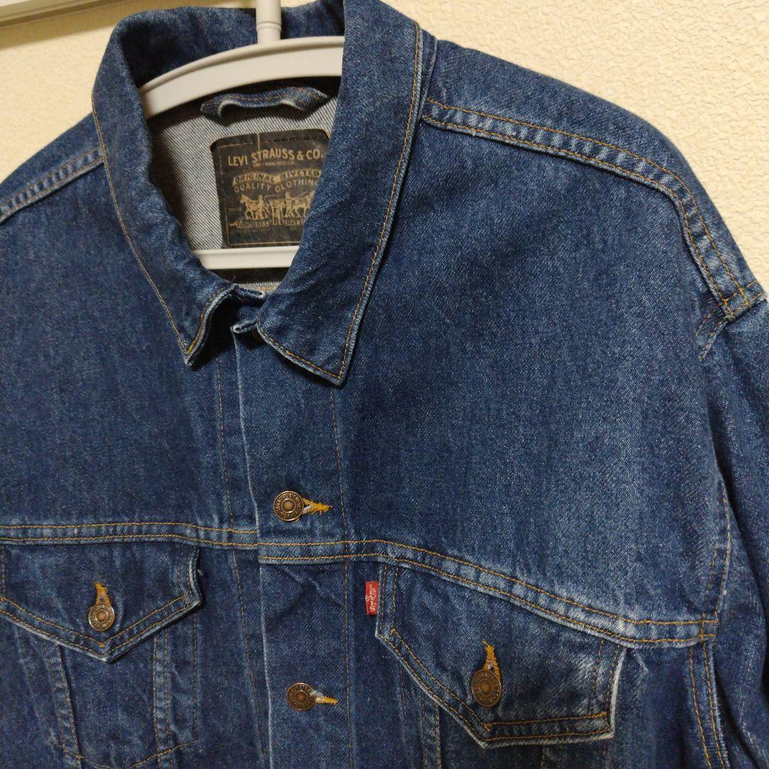 【90s】Levi's 70506(7?) USA製 XL 濃い目　レア？