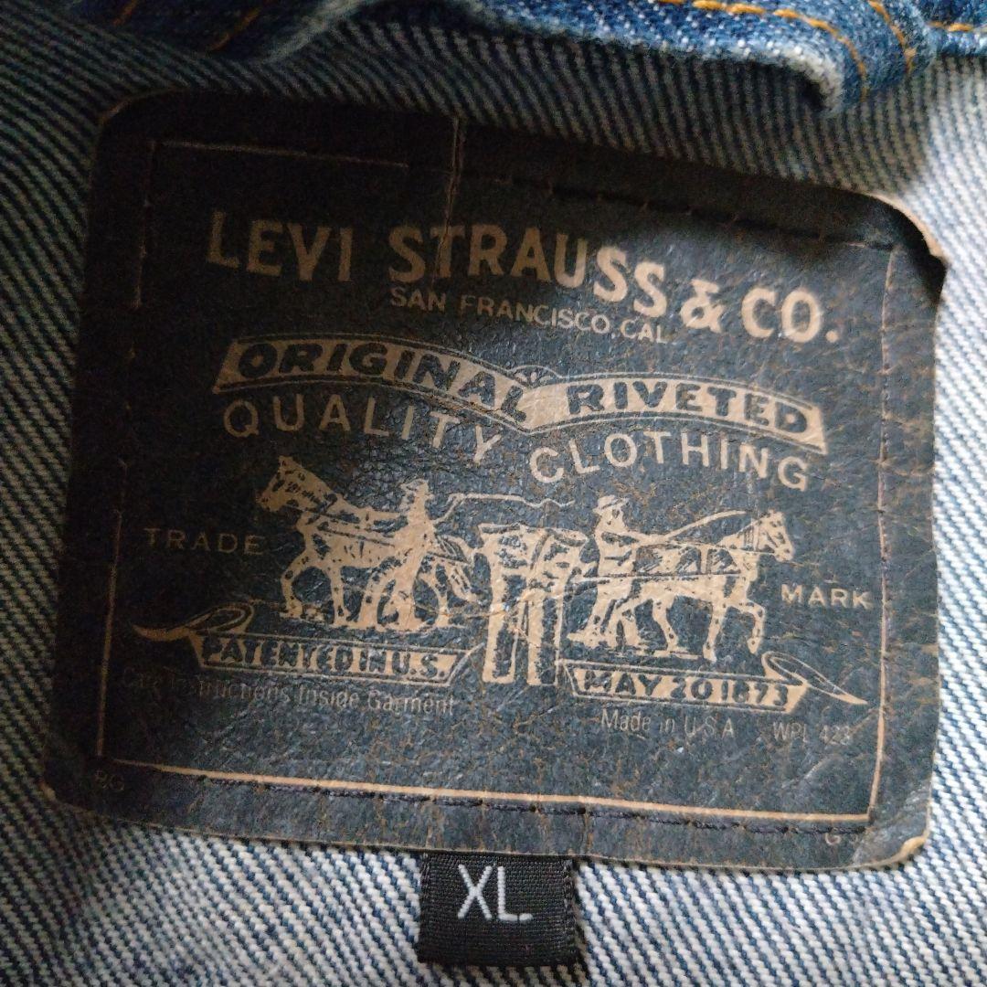 【90s】Levi's 70506(7?) USA製 XL 濃い目　レア？