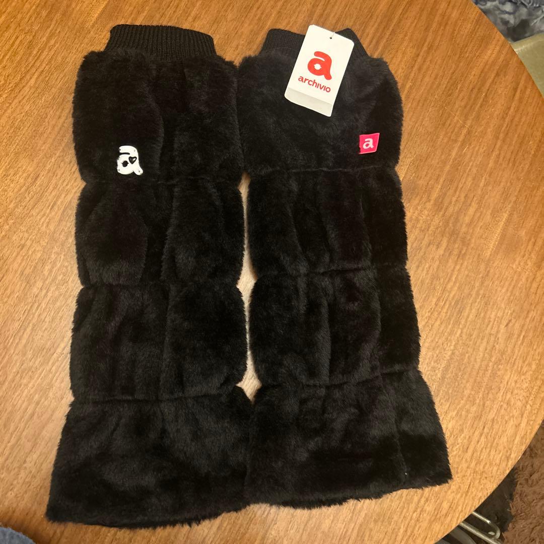 archivio ブラックファーレッグウォーマー