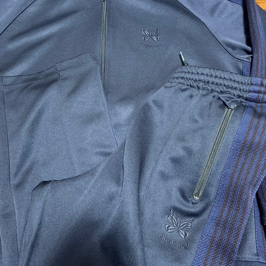 Needles Charcoalネイビー ジャージ セットアップ