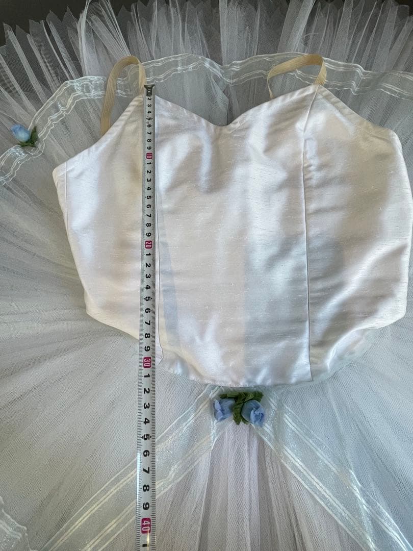 バレエ衣装 白 子供6号サイズ コッペリアなど クラシックチュチュ