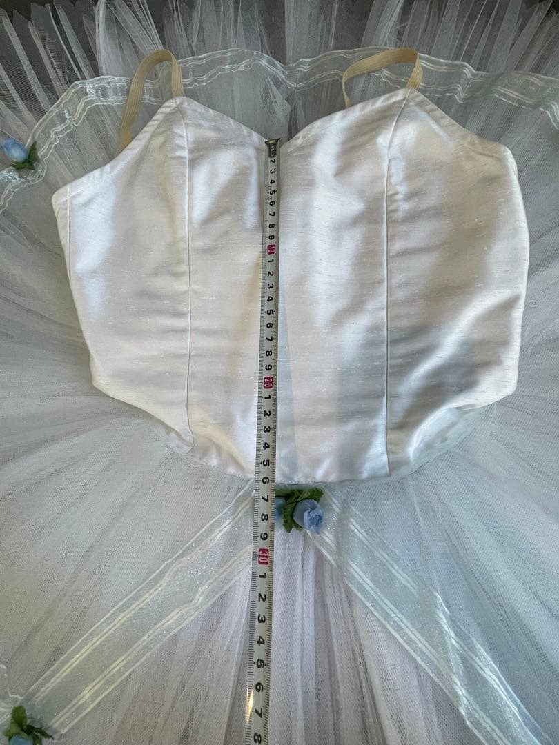 バレエ衣装 白 子供6号サイズ コッペリアなど クラシックチュチュ