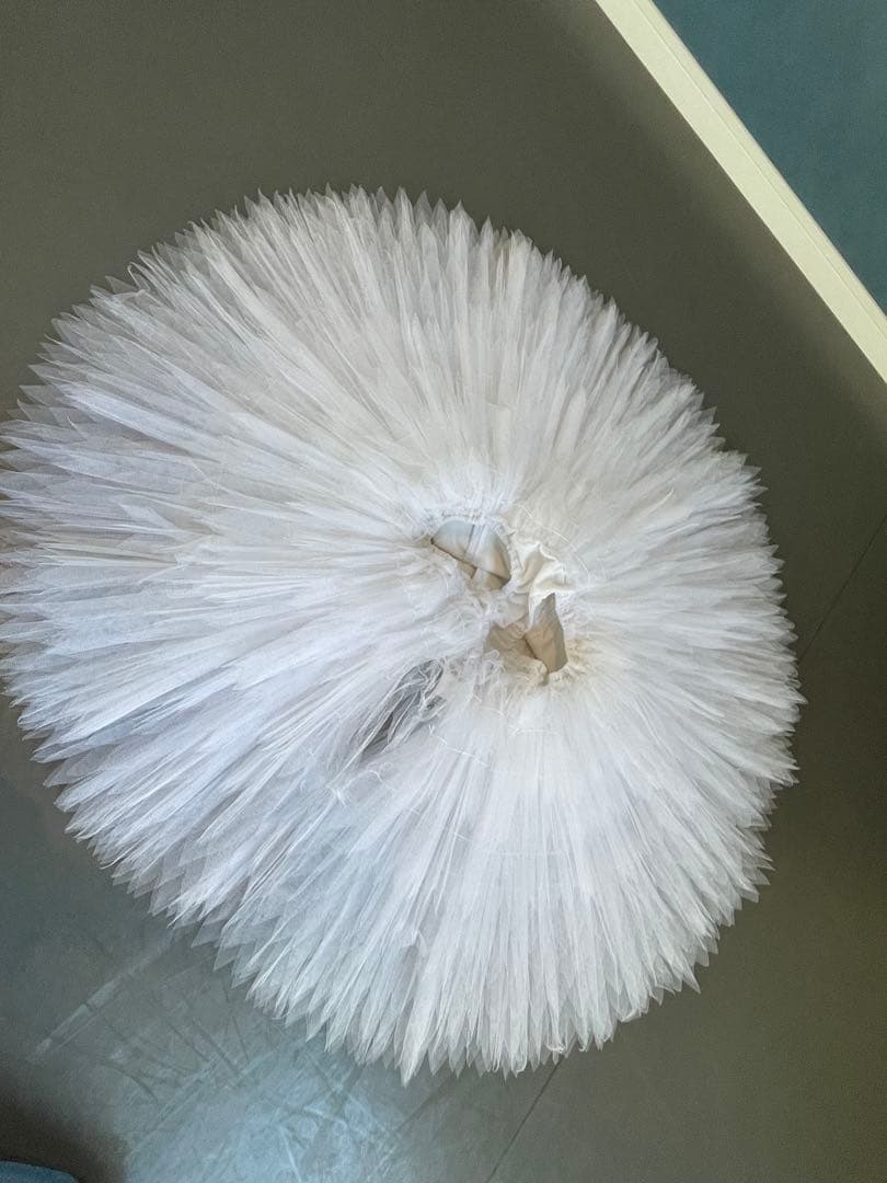 バレエ衣装 白 子供6号サイズ コッペリアなど クラシックチュチュ