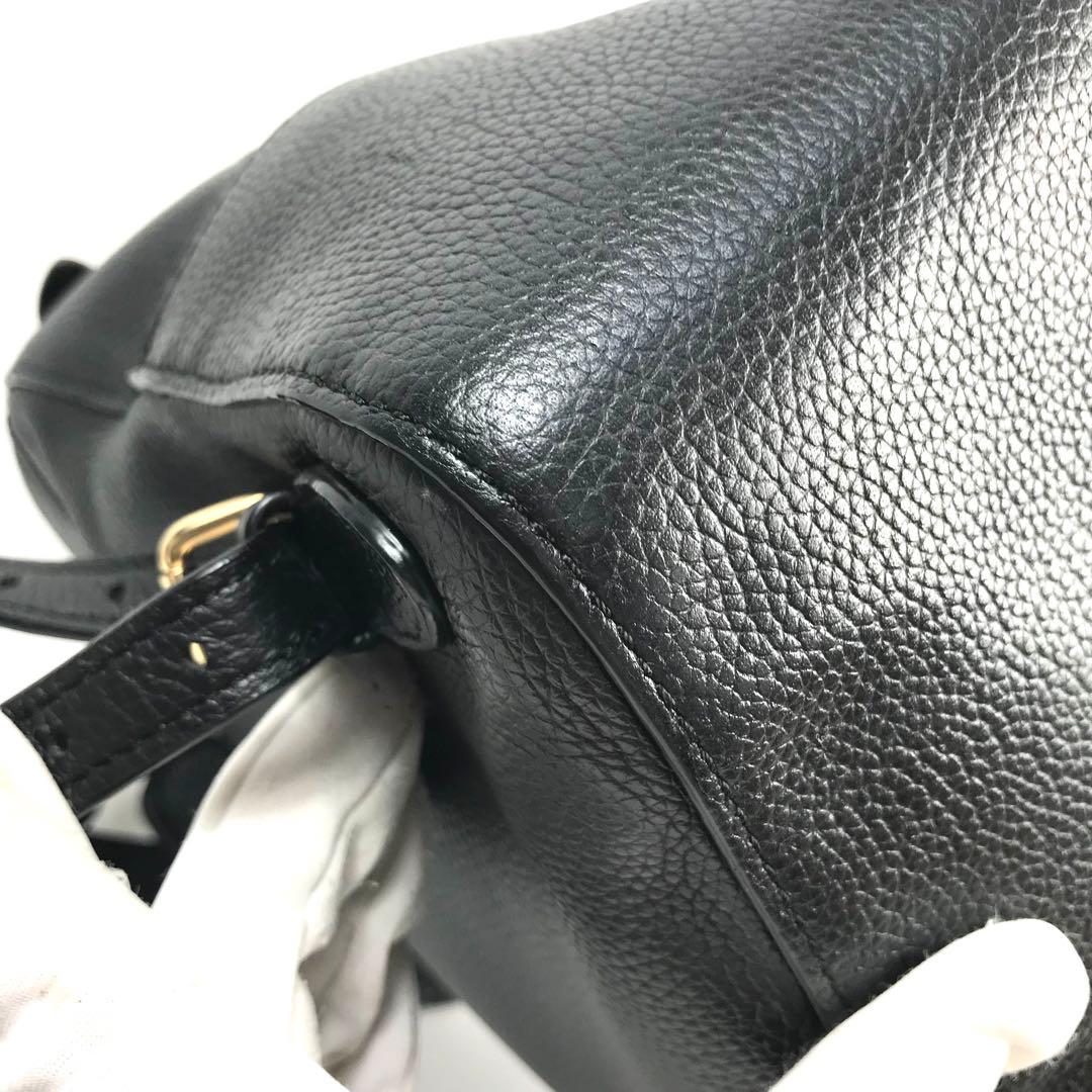 コーチ バックパック ブラック レザー ブラック リュック 31032