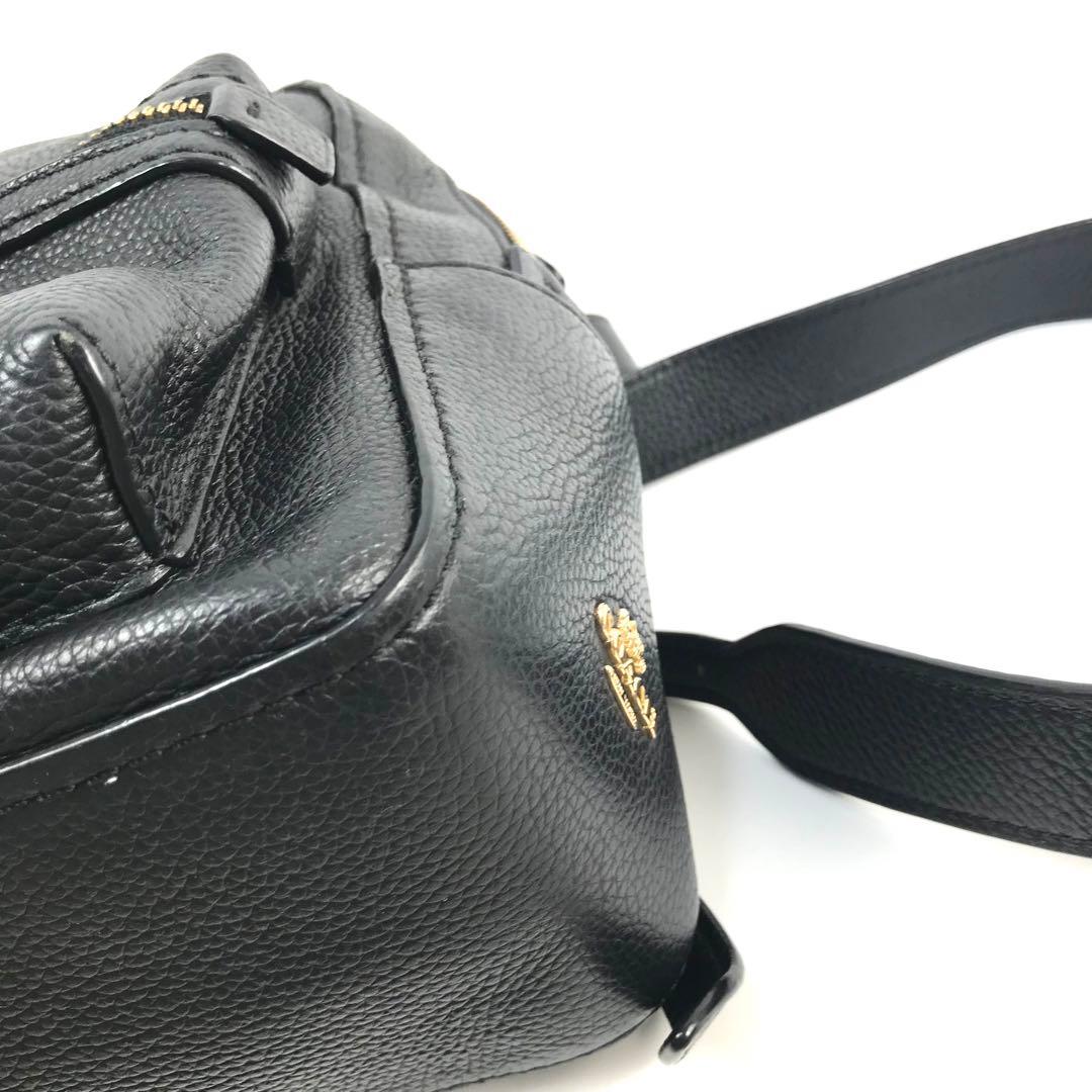 コーチ バックパック ブラック レザー ブラック リュック 31032