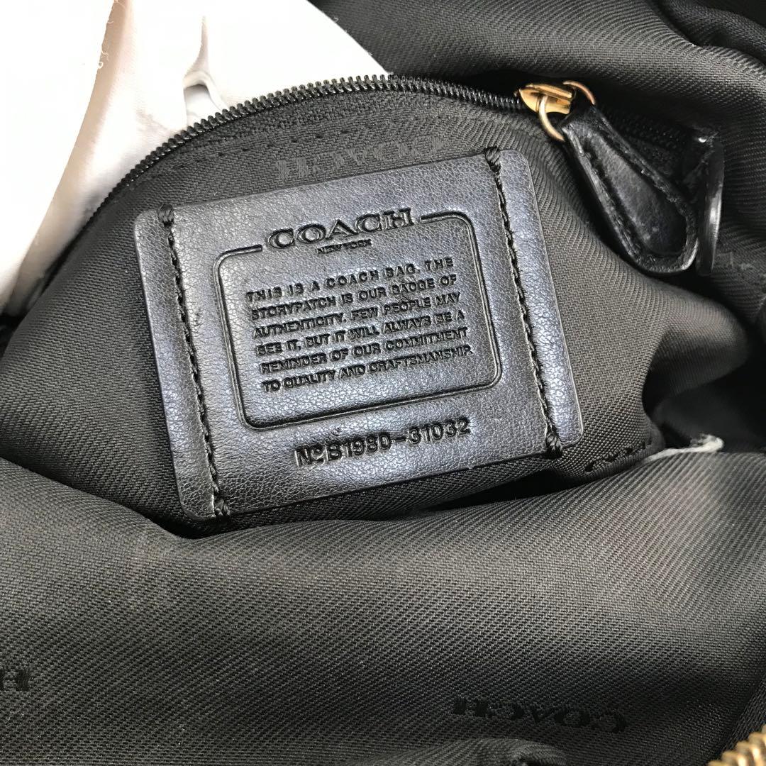 コーチ バックパック ブラック レザー ブラック リュック 31032