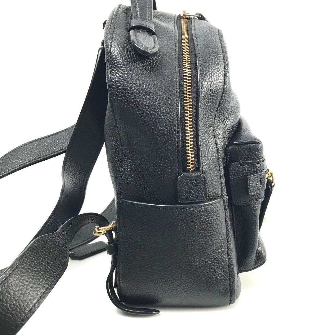 コーチ バックパック ブラック レザー ブラック リュック 31032