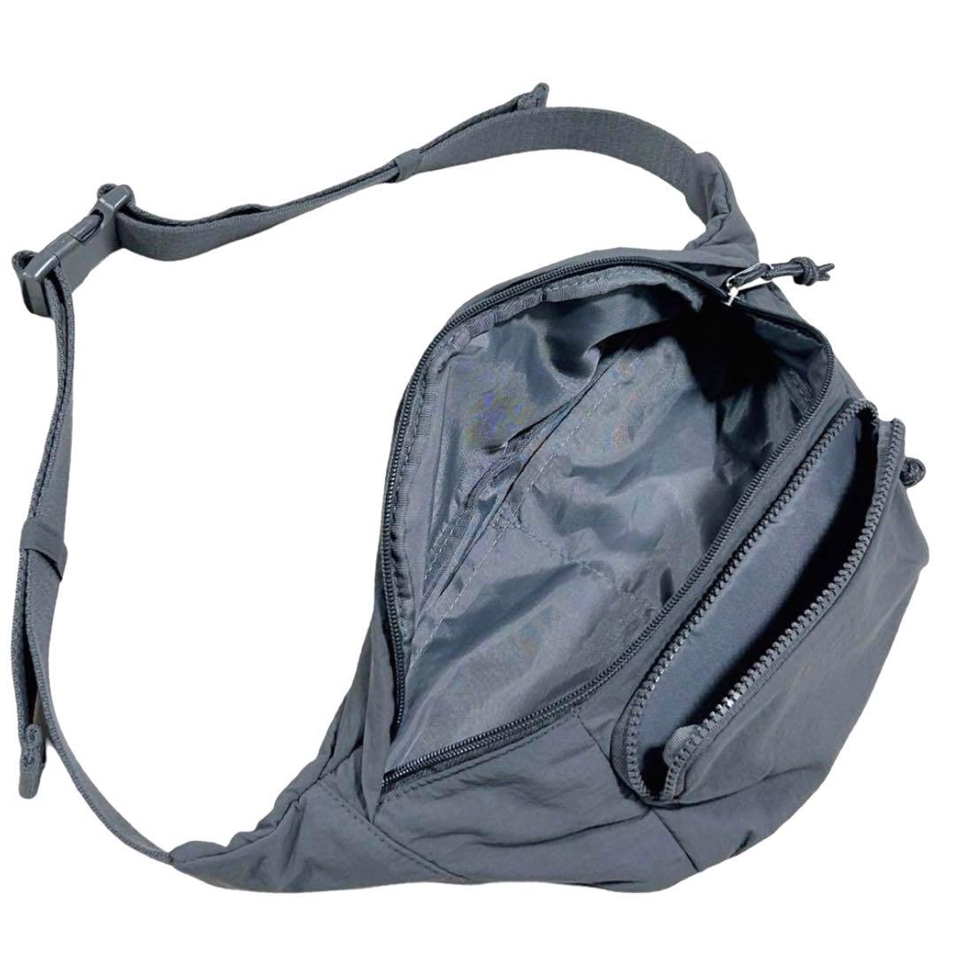 00s ボディバッグ ウエストポーチ テック系 Y2K グレー - メルカリ