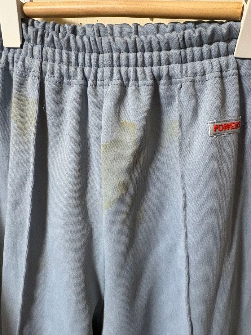 POWERS 80年代ジャージ上下セット 水色/赤 sサイズ