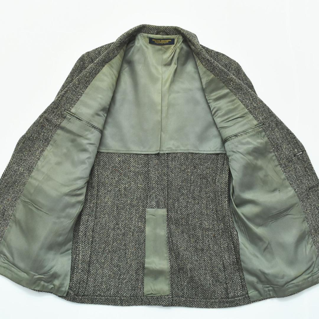 80s USA製ブルックスブラザーズ ヘリンボーンツイード テーラード