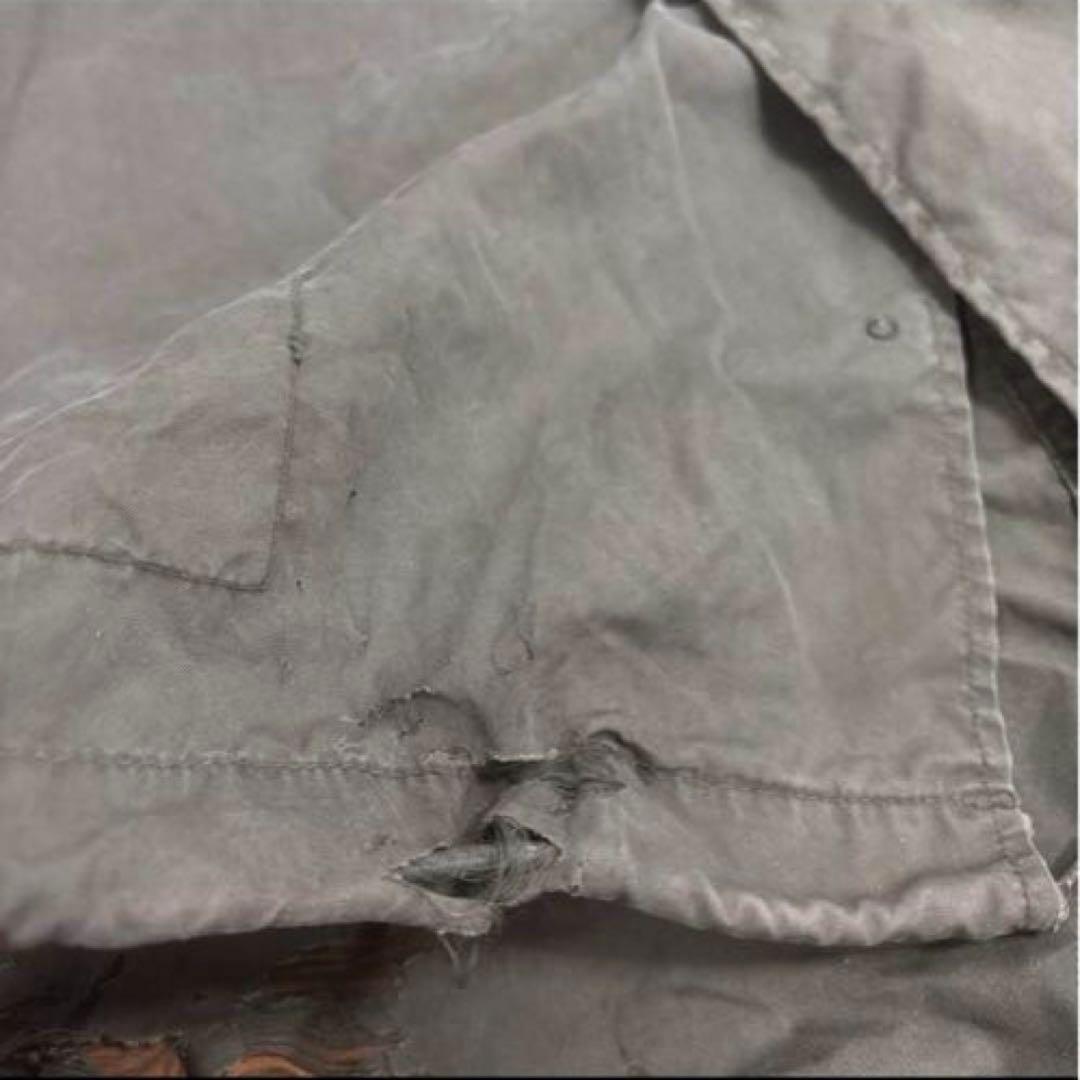 70s 米軍　実物　M65フィッシュテールパーカー　X−SMALL 破れあり