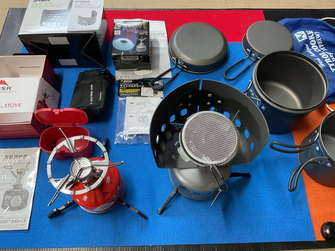 登山に最適！超軽量コンパクトなMSR&SOTO&エバニューWクッカーフル