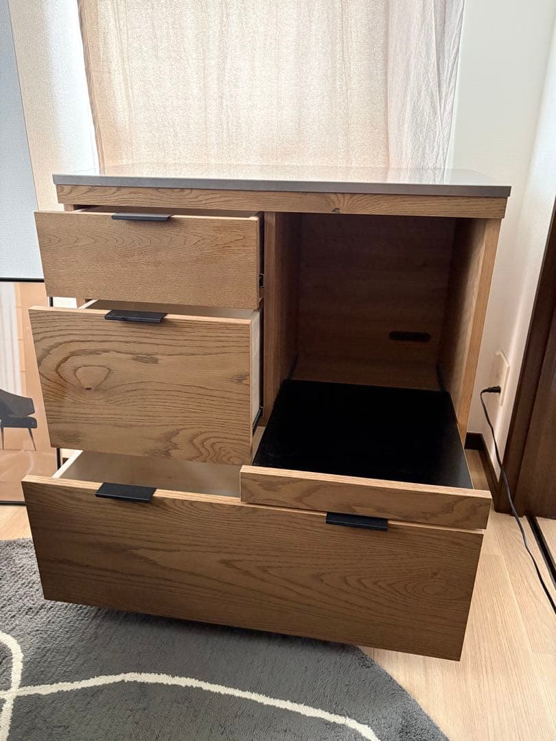 【nyanpon】unicoADDAY キッチンカウンター　W820