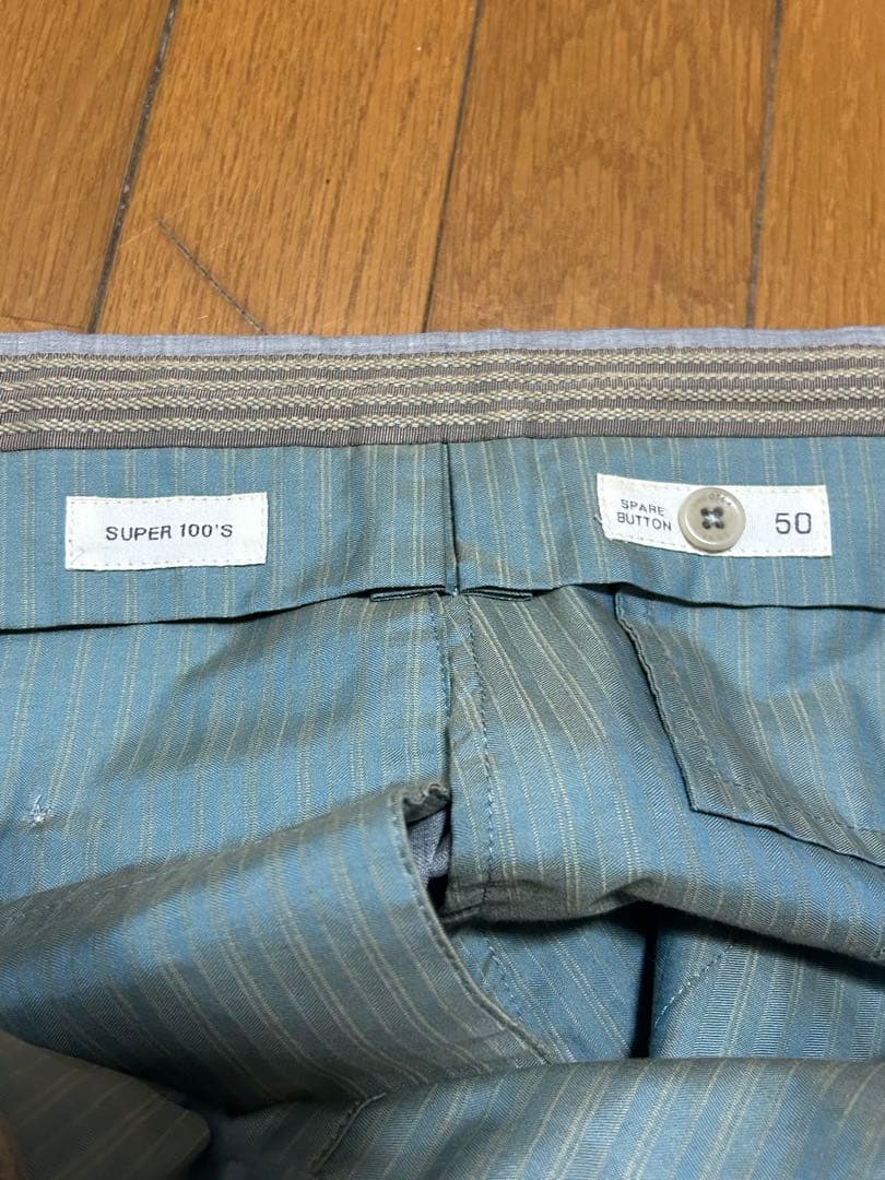 INCOTEX サマーウールスラックス　サイズ50