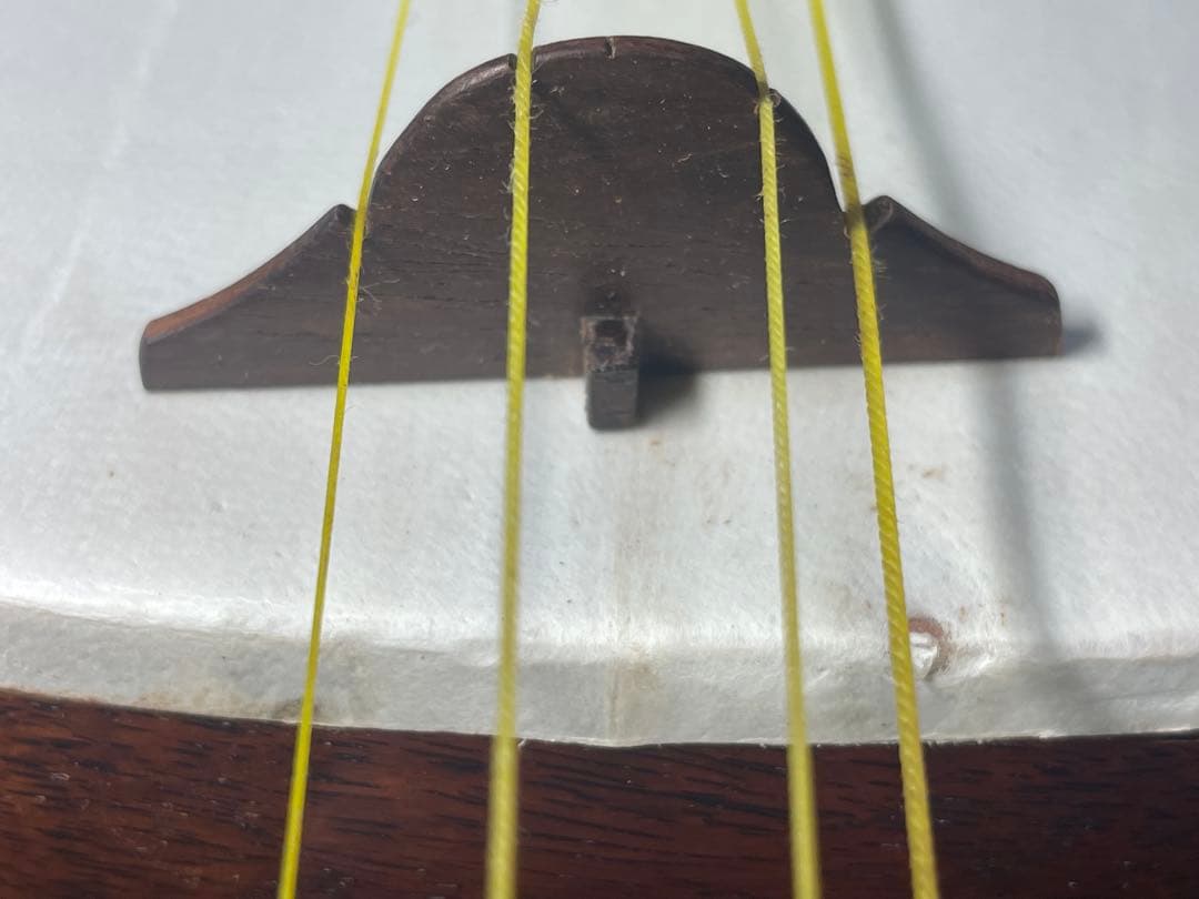 四弦和胡弓，紫檀材，竹弓（レワ弓），付属品