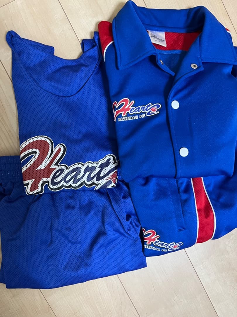 本物スポーツ - バスケ ハーツ ユニフォーム セット サイズ145