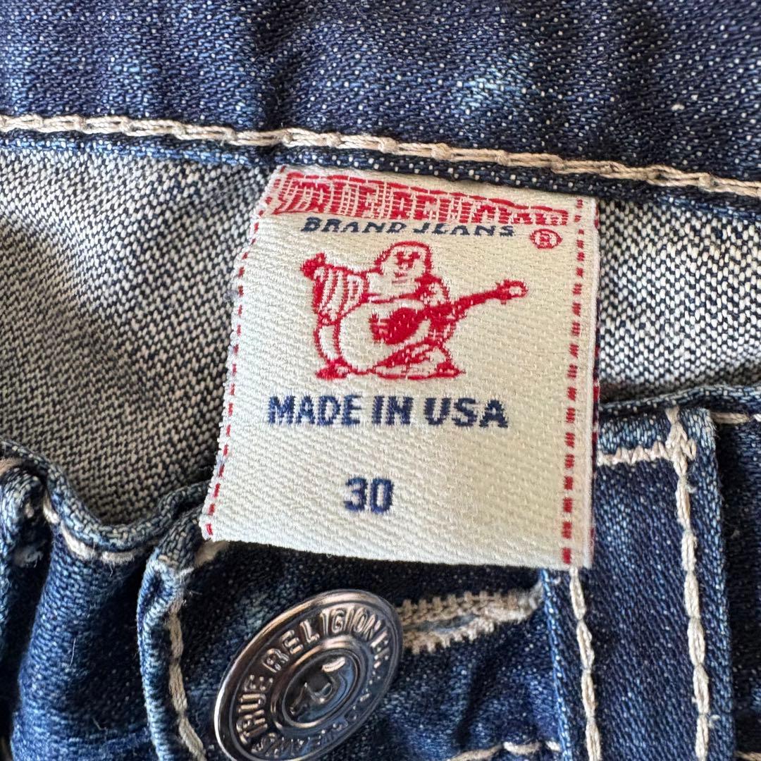 TRUE RELIGION rainbow joey フレア　白ステッチ　30