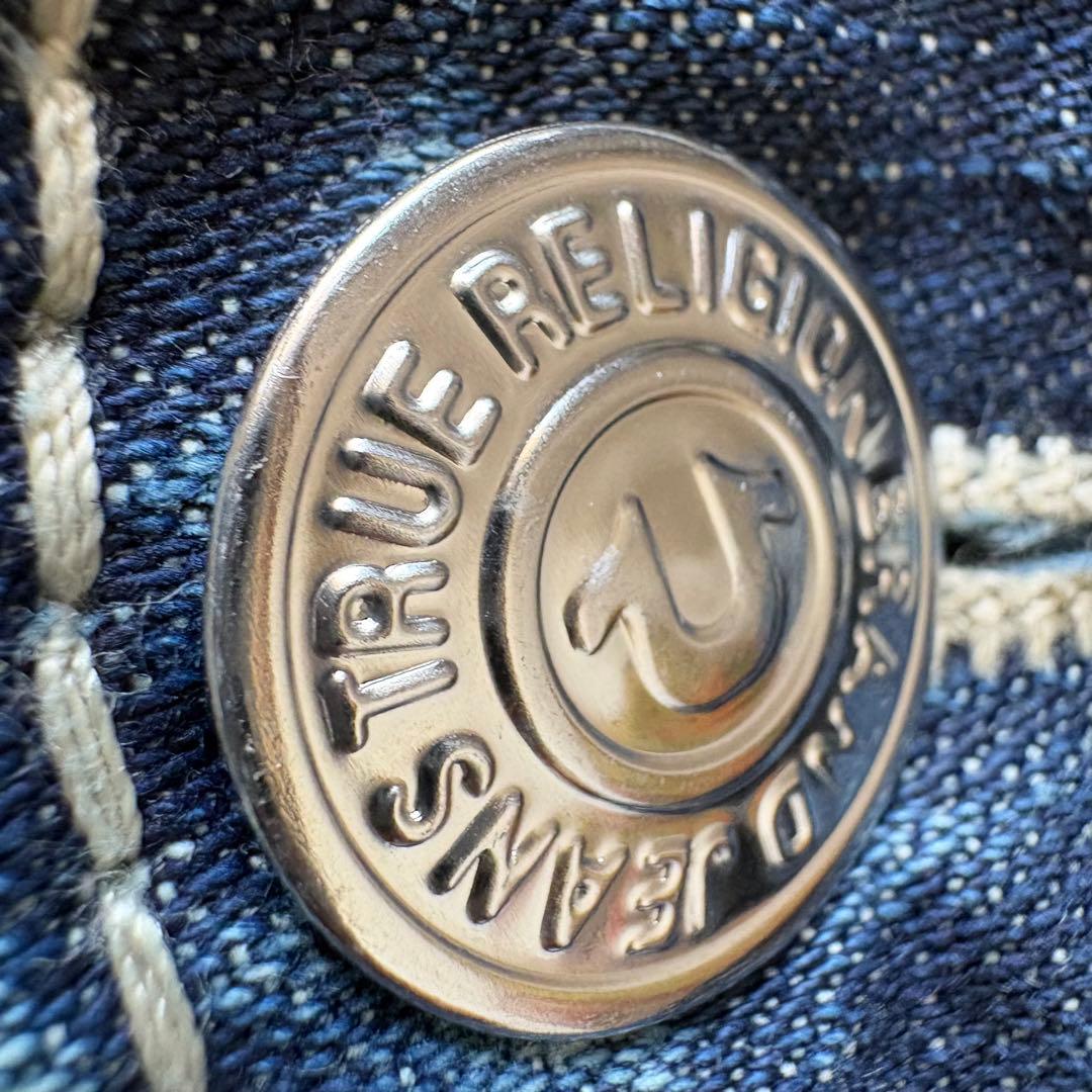 TRUE RELIGION rainbow joey フレア　白ステッチ　30