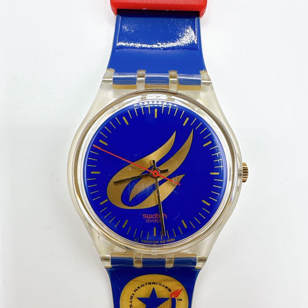 希少 1996年 アトランタパラリンピック限定 Swatch スウォッチ 動作品