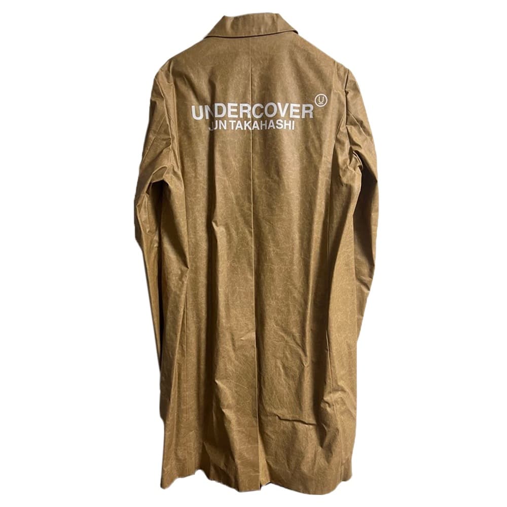 18AW バックロゴ　コーティングチェスターコート