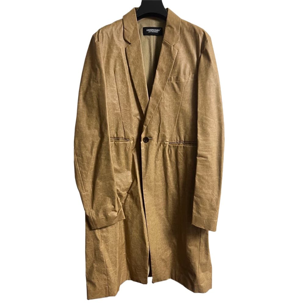 18AW バックロゴ　コーティングチェスターコート