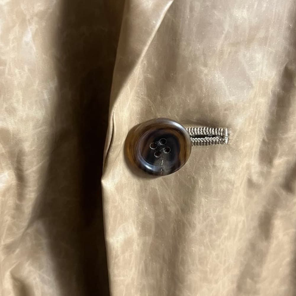 18AW バックロゴ　コーティングチェスターコート