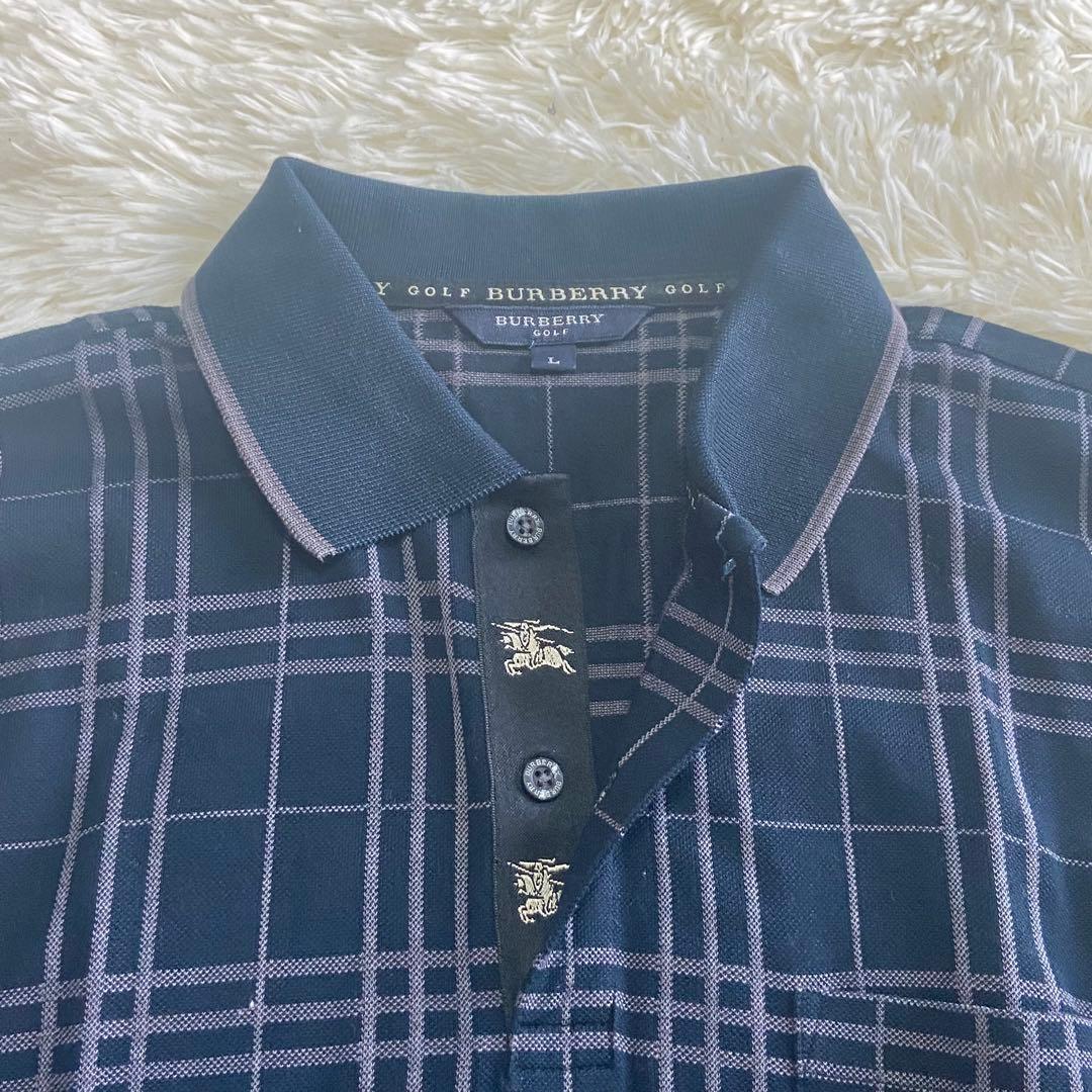 バーバリーゴルフ BURBERRY GOLF 刺繍ポロシャツ メンズ L ノバ - メルカリ