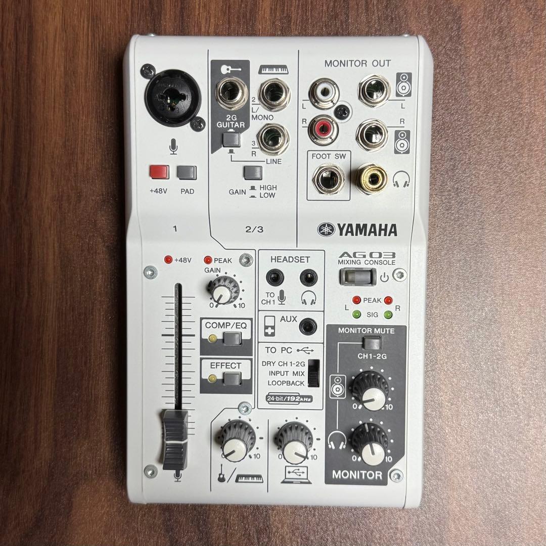 YAMAHA AG03 オーディオインターフェース 3点セット
