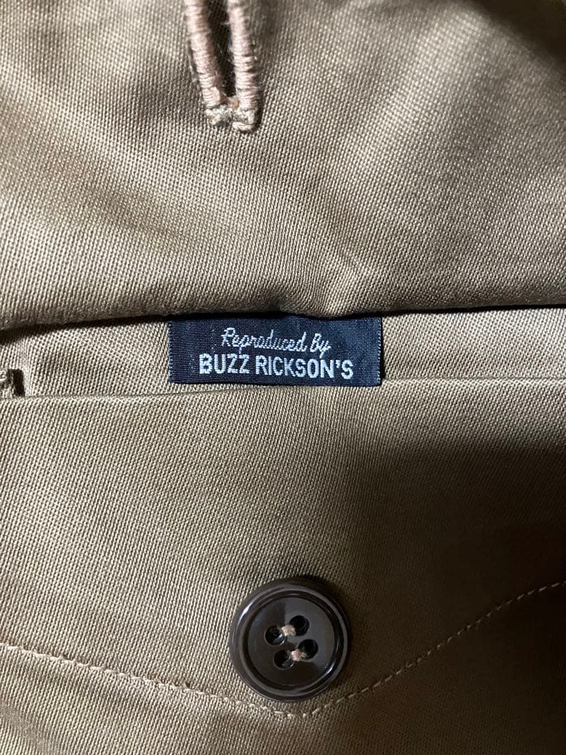 BUZZ RICKSON’S フライトジャケットB-10 赤リブ　サイズ40