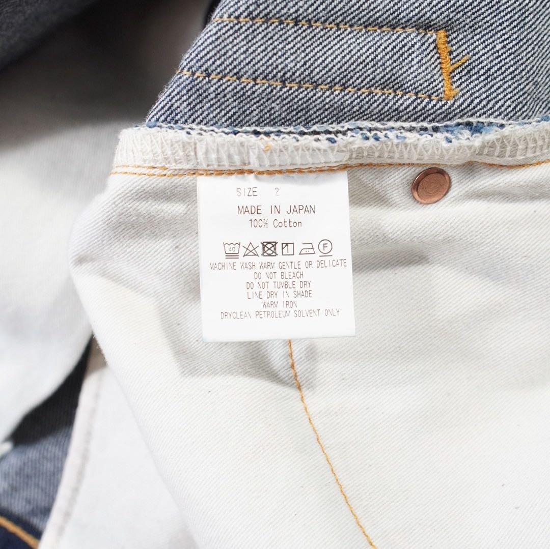 23年 濃紺 人気《marka》SHOE CUT JEANS(2)インディゴ