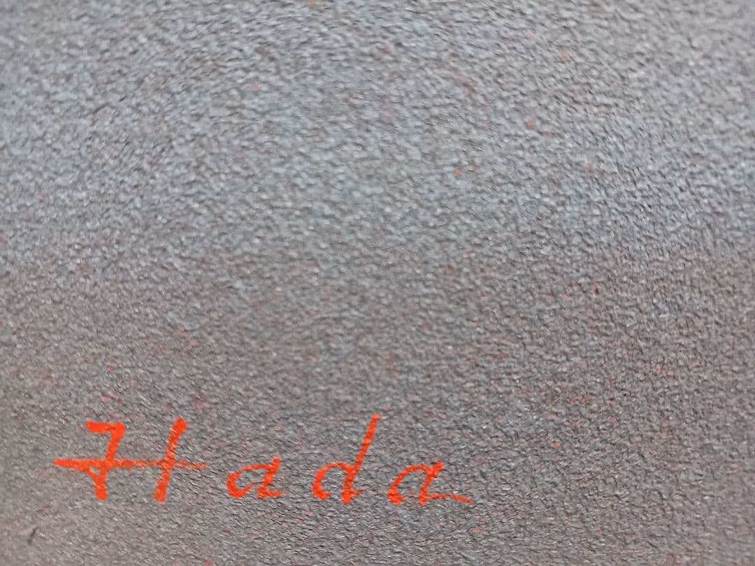 羽田裕 「霊峰富士」 油彩F6号 十騎会々員 点描リアリズム ホキ美術館