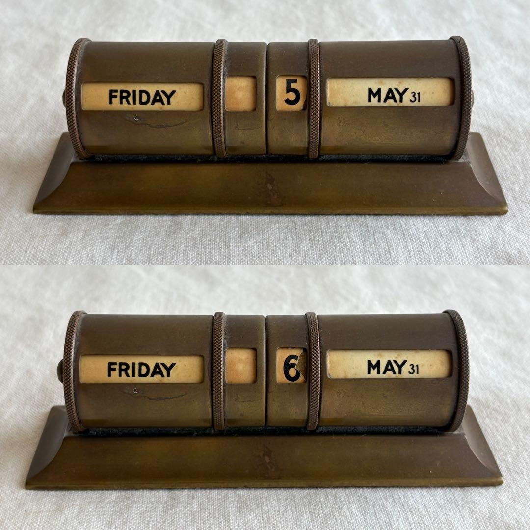 アンティーク　万年カレンダー