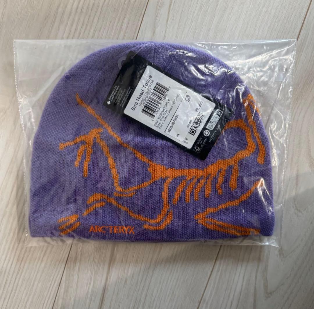 アークテリクス ビーニー 紫 パープル - メルカリ
